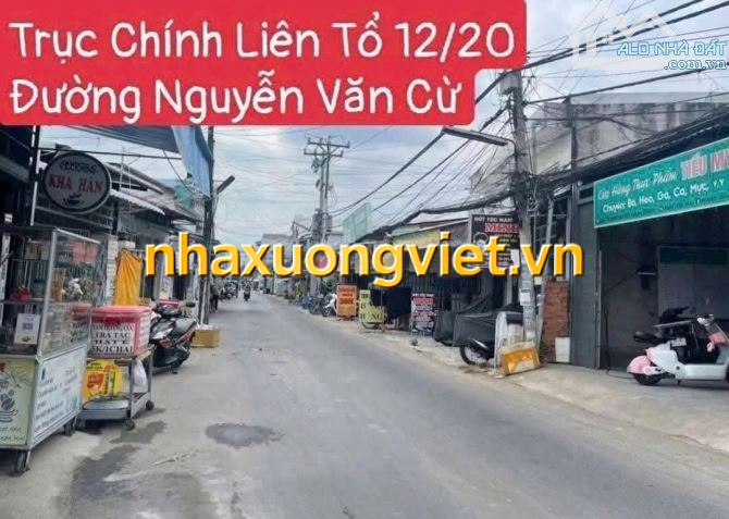 Bán Nền 239m Hẻm Liên Tổ 12-20 Đường Nguyễn Văn Cừ, Q.Ninh Kiều, Tp Cần Thơ.