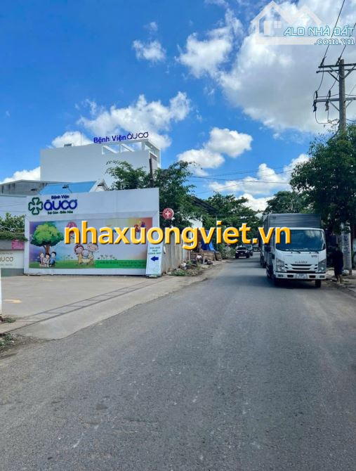 D046 Bán nhà kho vị trí 1 mặt tiền Ngay Bệnh viên Âu cơ  P.Tân Biên Gần Cầu Sập Tp .Biên H