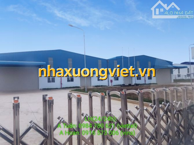 Cho thuê Kho - Xưởng. DT từ: 500m2, 1000m2, 1500m2, 2000m2,... đến 150.000m2 tại Văn Lâm
