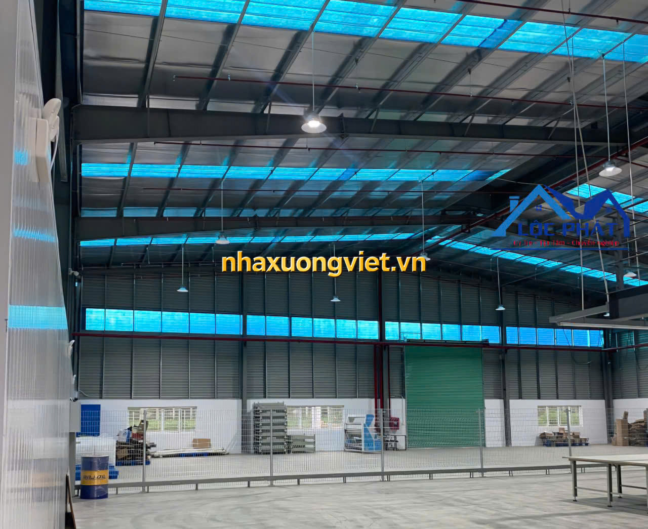 Cho thuê nhà xưởng 2552m2 KCN Long Khánh Đồng Nai chỉ 100k/m2