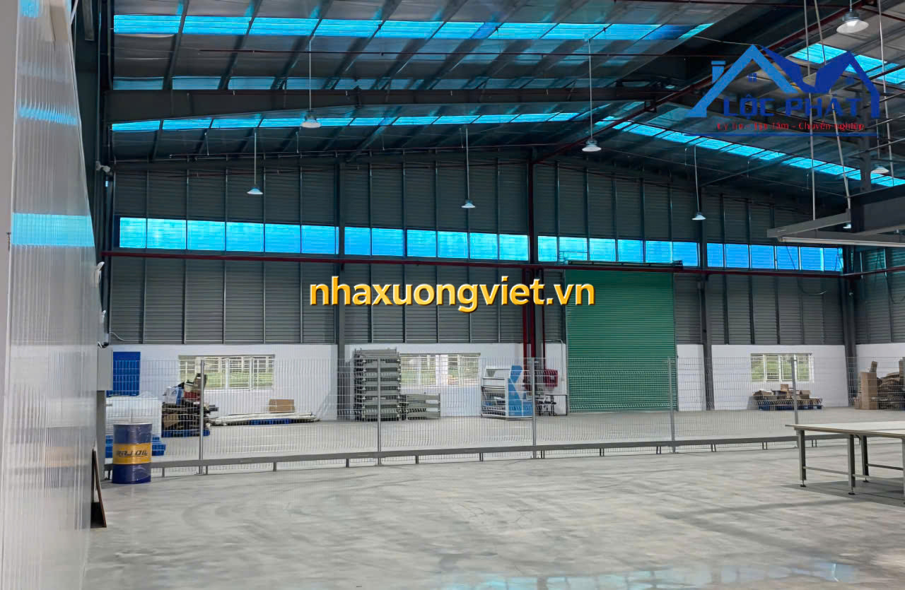 Cho thuê nhà xưởng 2552m2 KCN Long Khánh Đồng Nai chỉ 100k/m2