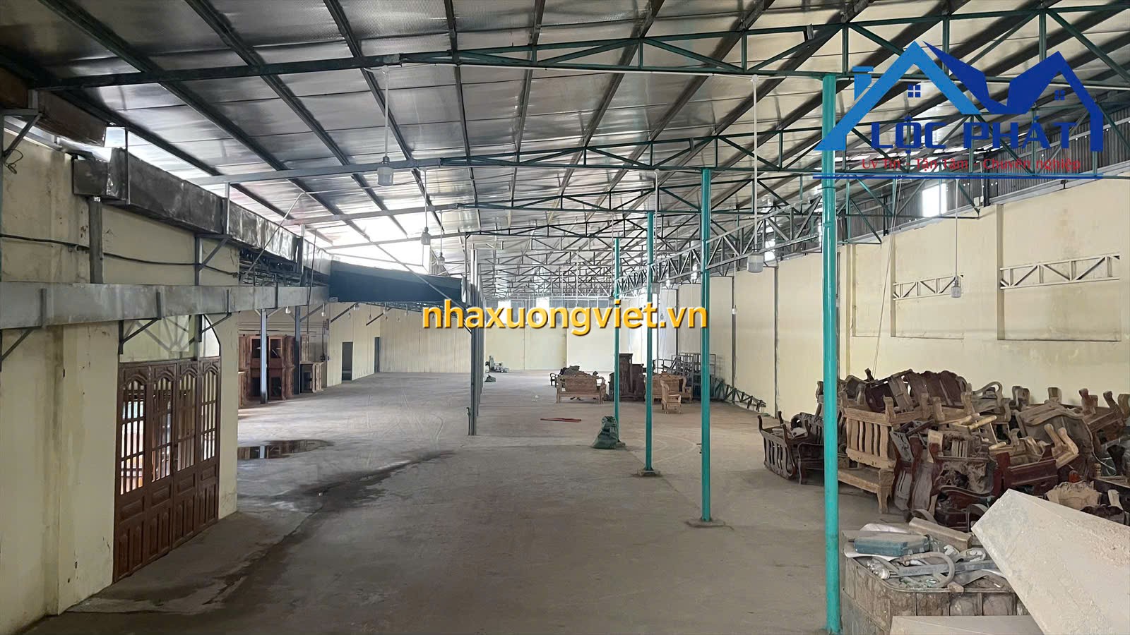 Cho thuê xưởng 2000m2 phường Hố Nai, Đồng Nai chỉ 55triệu/tháng