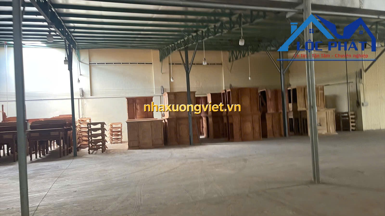 Cho thuê xưởng 2000m2 phường Hố Nai, Đồng Nai chỉ 55triệu/tháng