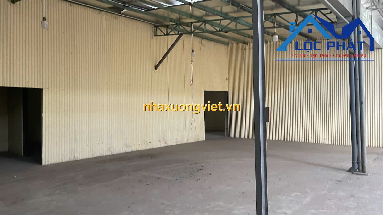 Cho thuê xưởng 2000m2 phường Hố Nai, Đồng Nai chỉ 55triệu/tháng