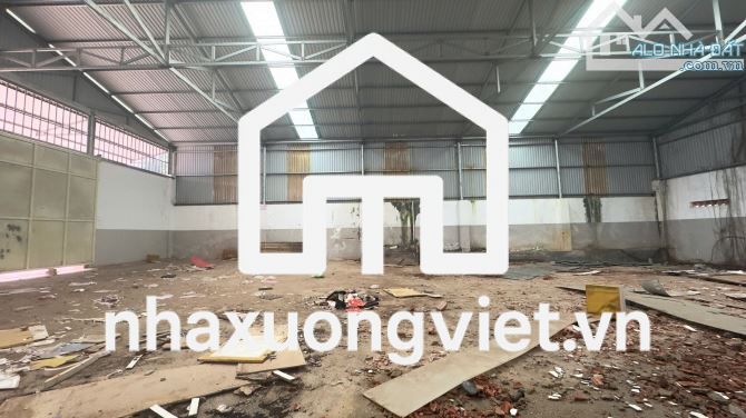 Cho thuê kho lọt lòng 800m2 gần kđt Trung Nguyên BMT