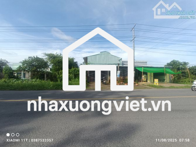 Chủ gửi Nhà xưởng đường tỉnh 902 Vĩnh Long cập sông cổ chiên trục đường về Vĩnh Long và Vũ