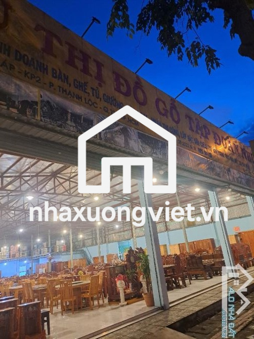 Bán kho xưởng 1000m² mặt tiền đường hà Huy giáp phường thạnh Lộc quận 12