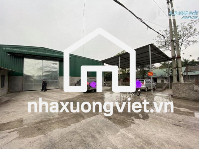 Bán đất mặt đường 5, có sẵn 2000m2 nhà xưởng tiêu chuẩn, trạm điện, phòng cháy