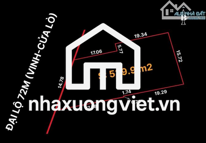 BÁN ĐẤT VIP ĐƯỜNG VINH CỬA LÒ NGHI ĐỨC THÀNH PHỐ VINH