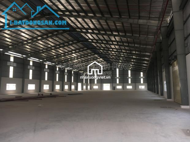 CHO THUÊ KHO XƯỞNG 1.250M2, 2200M2, 3.186M2, 4.279M2 TRONG CỤM KHO BÃI, NHÀ XƯỞNG 3.5HA