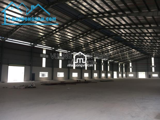 CHO THUÊ KHO XƯỞNG 1.250M2, 2200M2, 3.186M2, 4.279M2 TRONG CỤM KHO BÃI, NHÀ XƯỞNG 3.5HA
